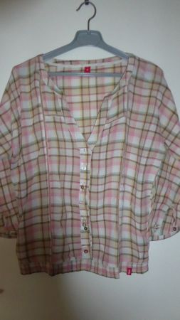Vintage  3/4 Arm Bluse luftig Gr M/ L edc