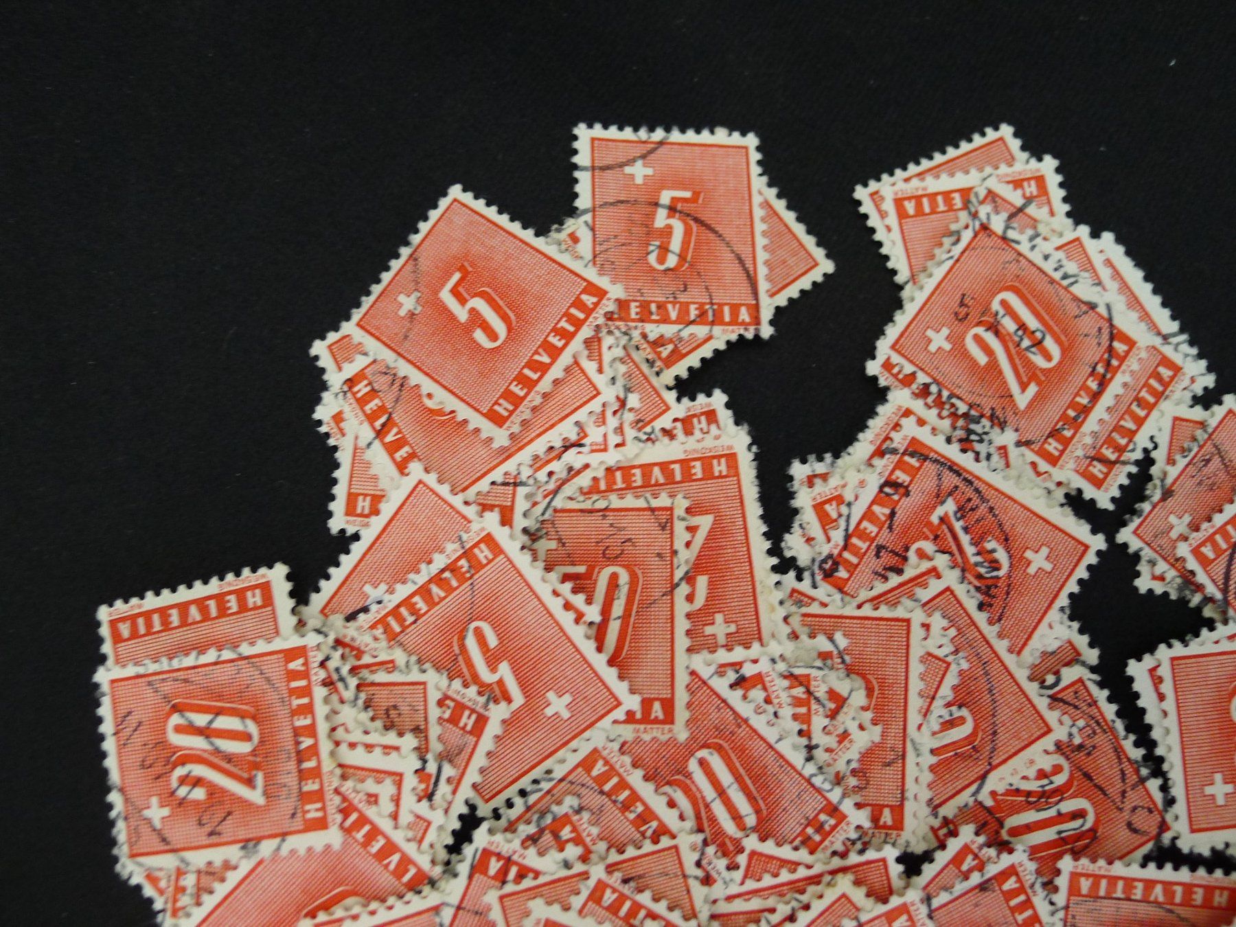 Alle Briefmarken: Sammlung Porto Briefmarken – Gebraucht aus Dagmersellen von q1w2e3r4 4