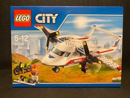 LEGO City 60116 - Ambulanzflugzeug, Neu / OVP