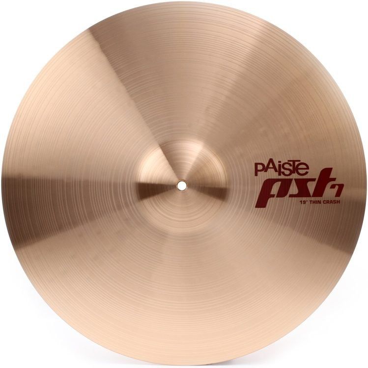 Paiste Musikinstrumente: 19" PST 7 THIN CRASH Paiste – Neu und originalverpackt aus Zufikon von Resonance-Drums
