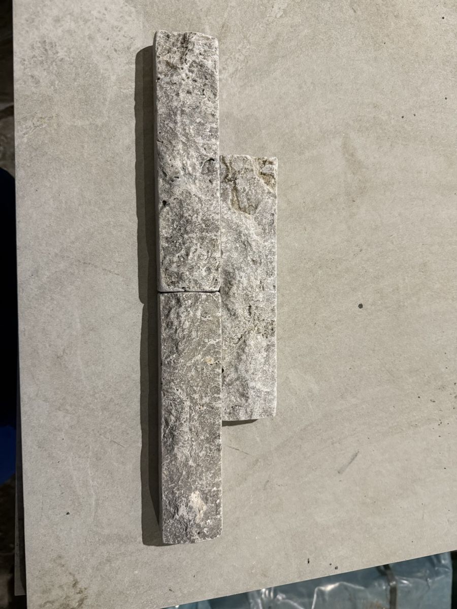 Bodenbeläge: 20-22m2 Natursteinverblender Travertin silver – Neu (gemäss Beschreibung) aus Uznach von lut_rnx5