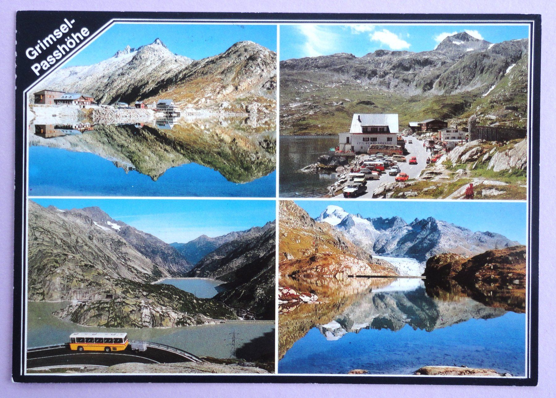 Ansichtskarten: Grimsel-Passhöhe 2165 m ü.M. – Gebraucht aus Fétigny von Billy2miny