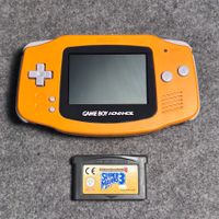 Gameboy Advance Orange + Mario 3