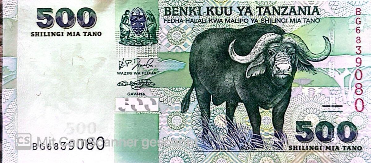 Banconote: Tansania 50 Schilling 1993 P-25 UNC – Nuovo (secondo la descrizione) da Madiswil venduto da Bilranis1071