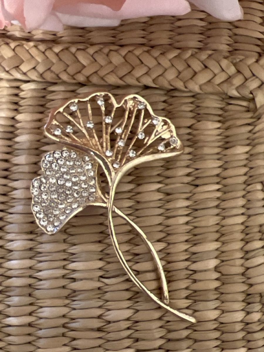 Broches & Aiguilles: Schöne Gingo Brosche – Neuf (Voir description) à Seon par Sunny-Schmuck78 1