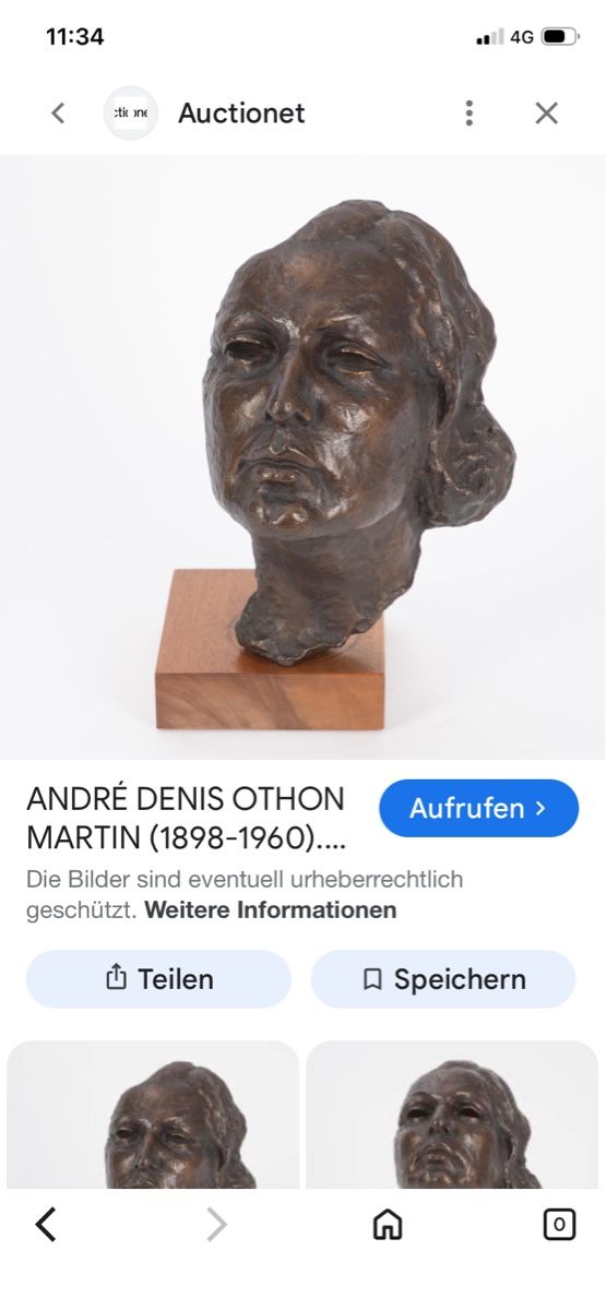Sculture & Statue: Alte Büste Vintage Kunst Objekt! – Usato da Oberhasli venduto da Kantenspringer 7