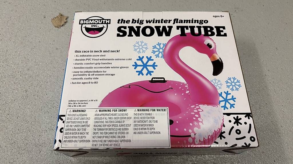 Jouets: Flamingo aufblasbarer Schlitten – D'occasion à St. Gallen par sunleister 1