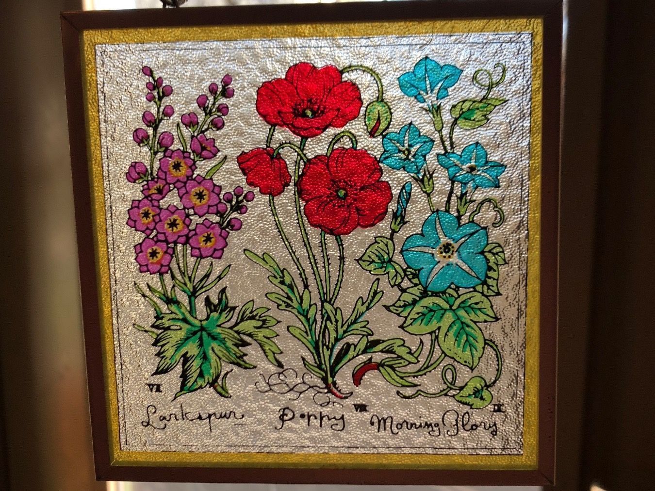 Tutte le decorazioni: Wunderschöne Fensterdeko mit Blumenmotiv – Usato da Winterthur venduto da mailer57