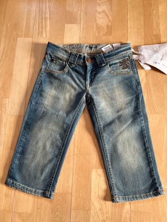 MOGUL Damen Jeans Shorts in Gr. 25, Blau, NEU