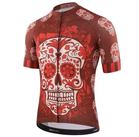 Trendiges Fahrrad Trikot - Totenkopf - M —> NEU!