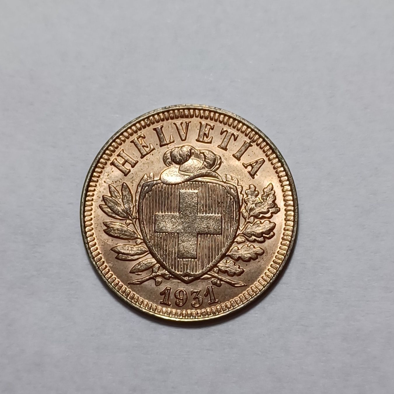 Tutti le monete: 2 Rappen 1931 stgl – Nuovo (secondo la descrizione) da Pfäffikon ZH venduto da Schweizer_Muenzen