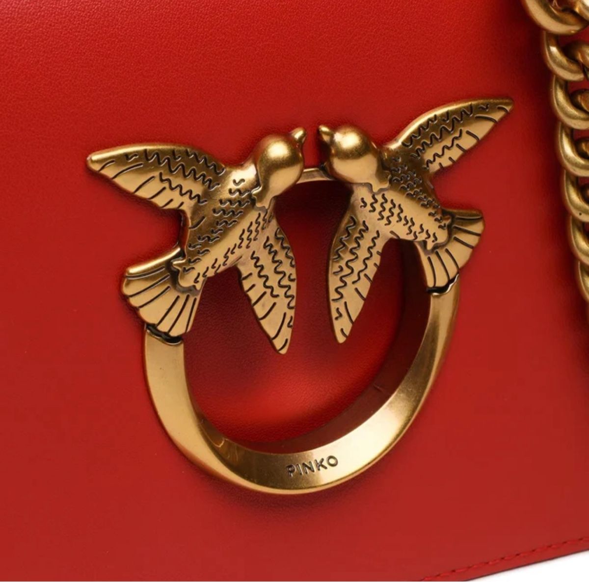 Pinko Borse da donna: Pinko Handtasche Love Click Mini PE - rot – Nuovo e nell'imballaggio originale da Oberaach venduto da Dandy2021 1