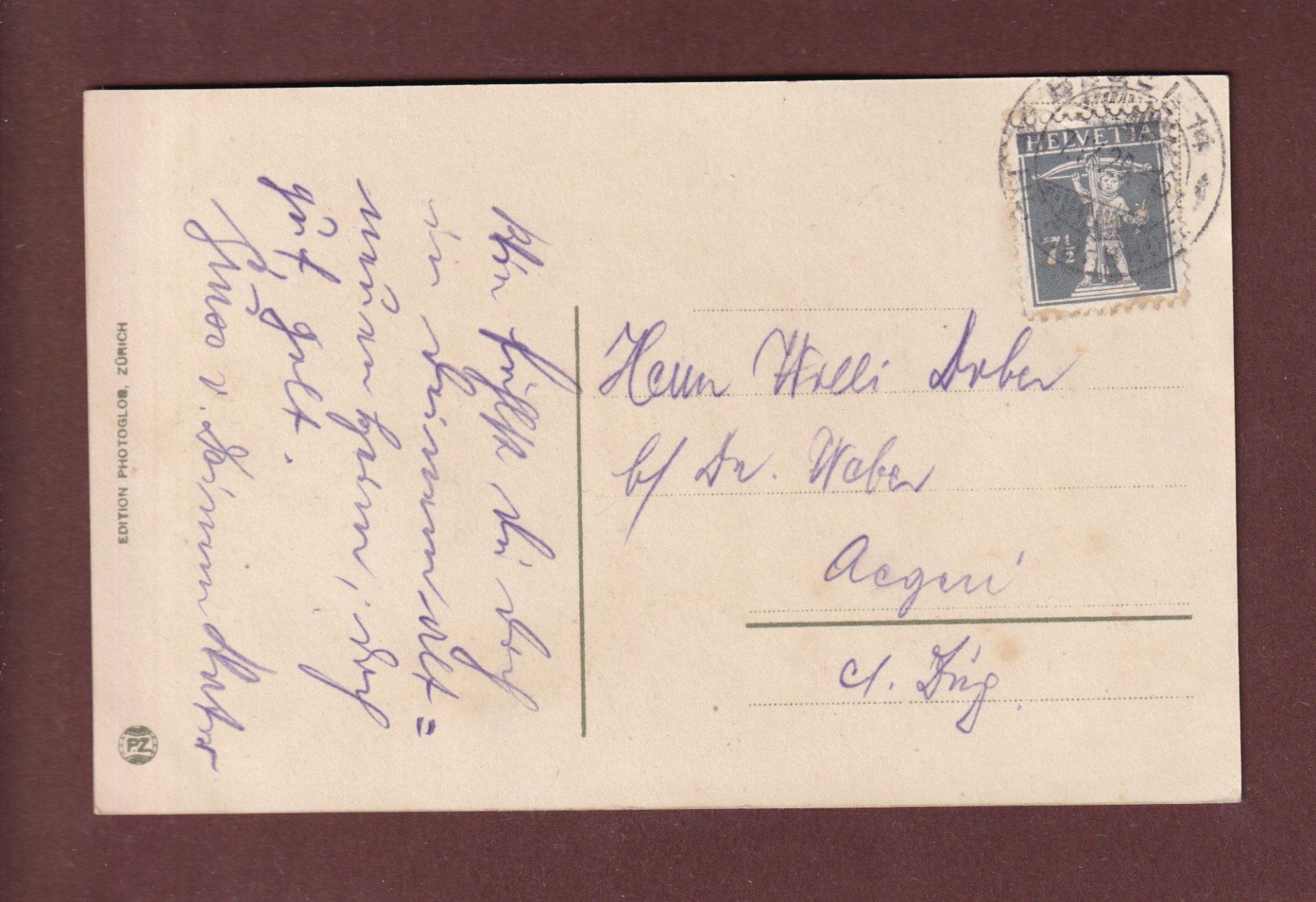 Cartoline postali: BASEL - Teilansicht - 1920 – Usato da Pully venduto da nicecards-shop 1