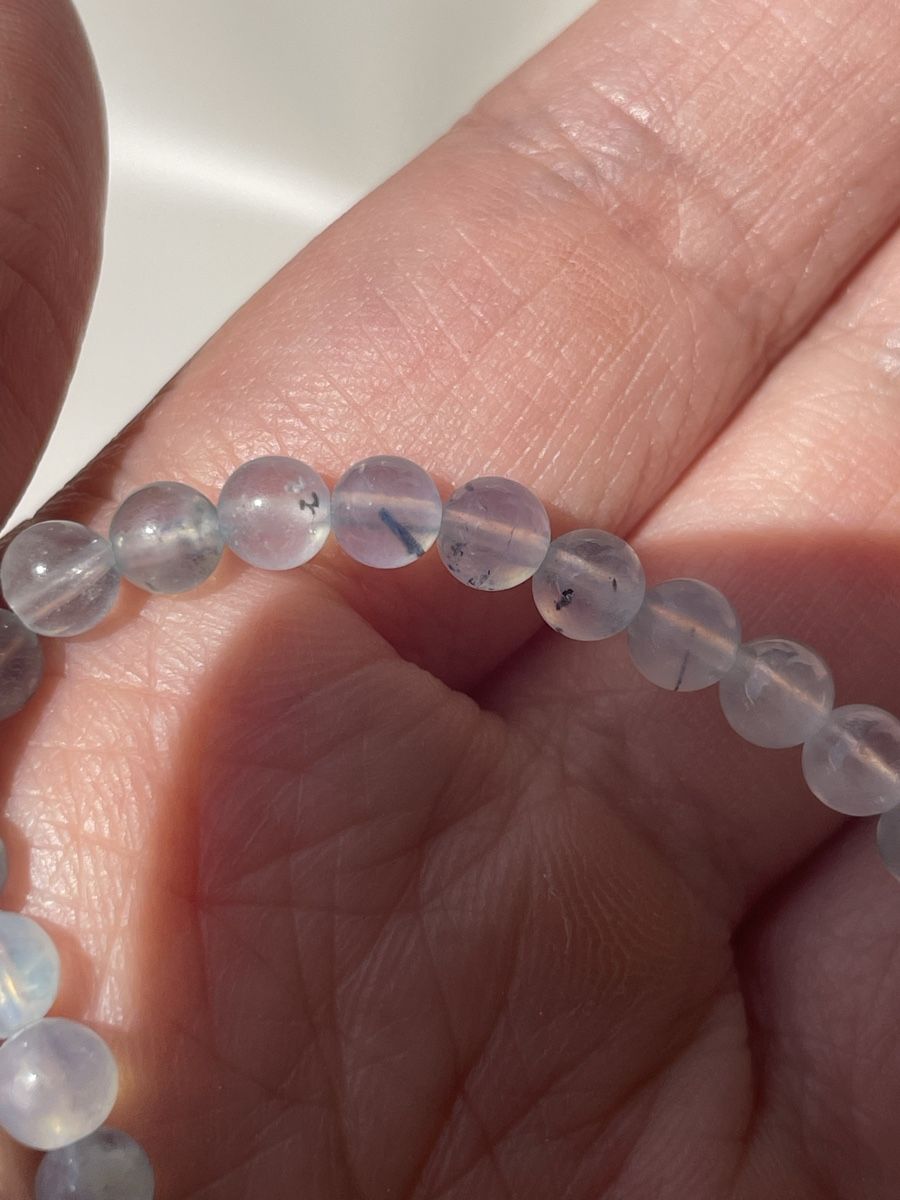 Armbänder & -reifen: Aquamarin-Armband, 6mm Perlen,  – Neu und originalverpackt aus Schiers von sisikristall 2