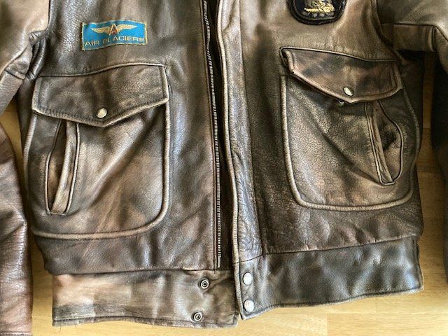 Giacche: Vintage Bomber Lederjacke Grösse XL – Usato da Affoltern am Albis venduto da rollotomasi 1
