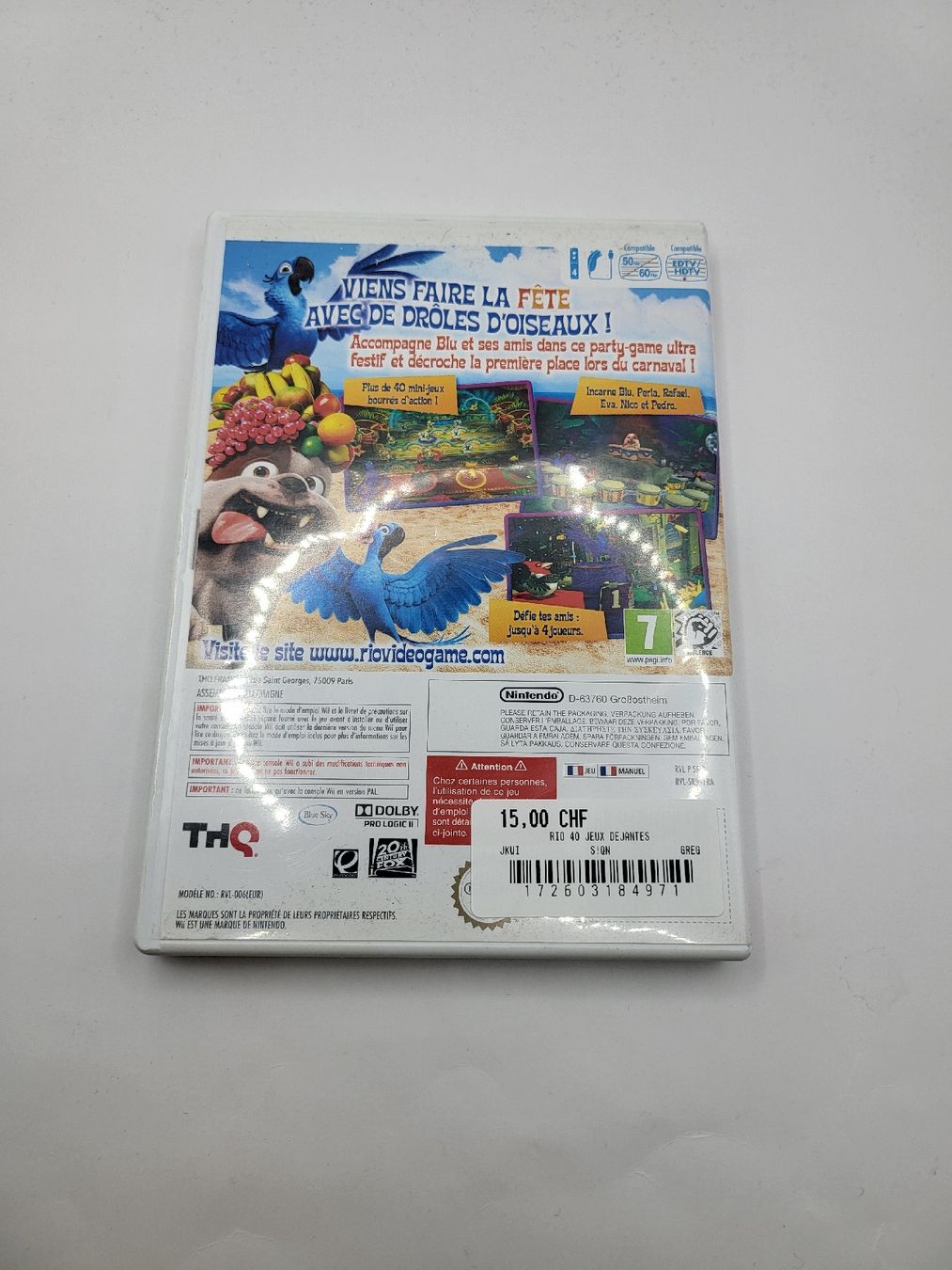 Spiele: Rio Wii  – Gebraucht aus Lausanne von CashngoLausanne 1