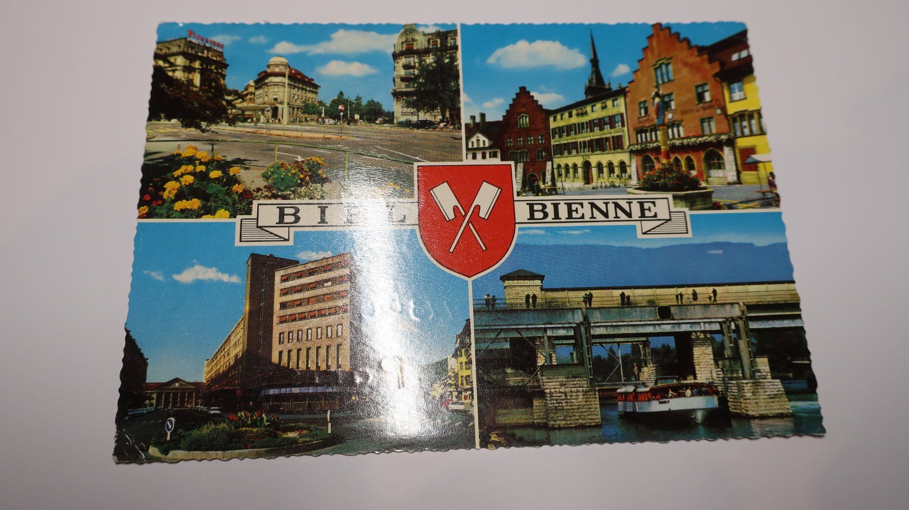 Ansichtskarten: Biel Bienne Multivues – Gebraucht aus Cormoret von Pascalll2001 1