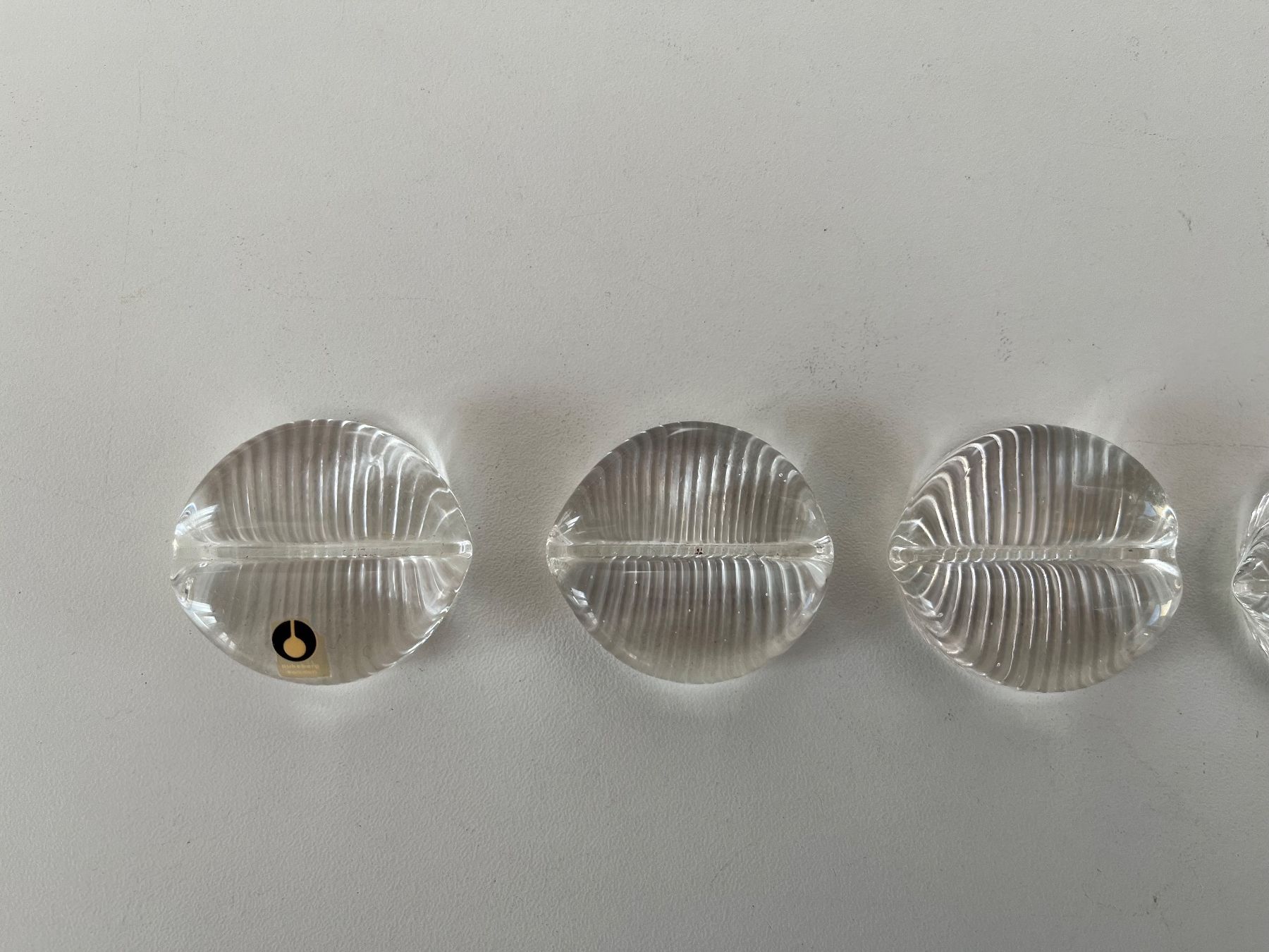 Bicchieri: Vintage Messerbank / Kartenhalter aus Glas – Usato da Wetzikon ZH venduto da seli03 3