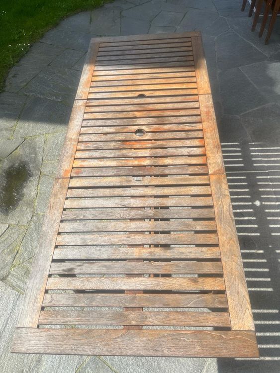 Gartentisch ausziehbar + 4 Stühle IKEA Kaufen auf Ricardo
