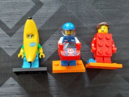 3 Lego Minifiguren Serie 16 & 18