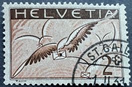 seltene Flugpost F13 sauberer Eckstempel SBK 140.-