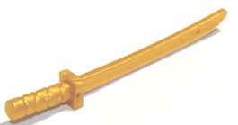 7x Lego Ninjago Schwert Katana Klinge Gold (21459) NEU