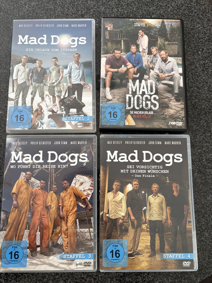 Tutti i DVDs: Mad Dogs komplette Serie – Usato da Belpberg venduto da Ranukel