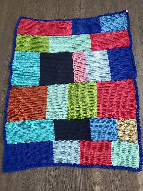 Coperte: Kinder-Decke handgestrickt – Usato da Andwil SG venduto da 3264walter