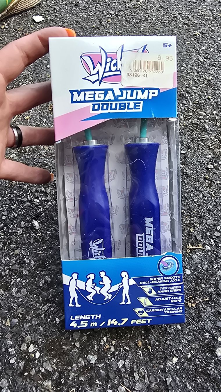 Springseile: Wicked MegaJump Double Springseil neu – Neu und originalverpackt aus Dussnang von Priska2285