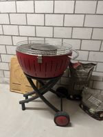 LotusGrill XXL Holzkohlegrill mit Zusatz