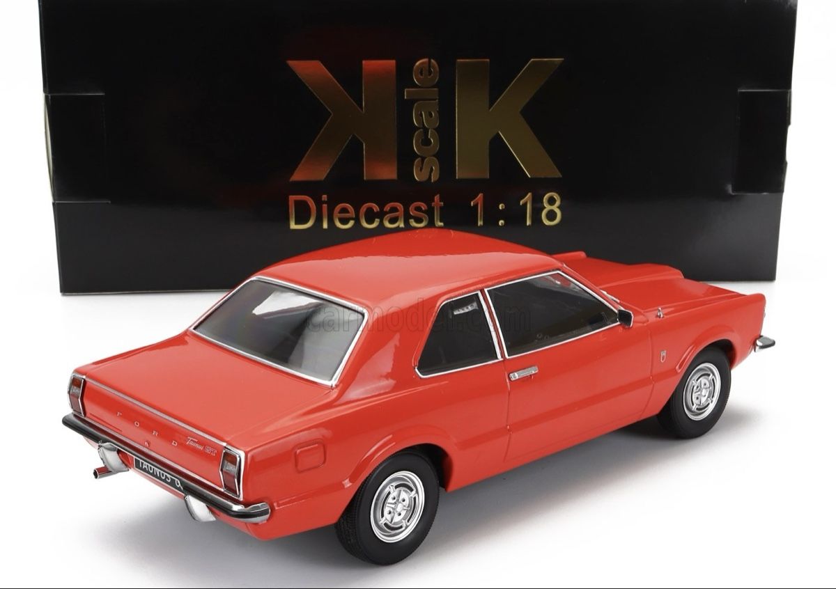 Ford Modellini d'auto: Ford Taunus GT rot  1:18 – Nuovo e nell'imballaggio originale da Basel venduto da Zomeg 4