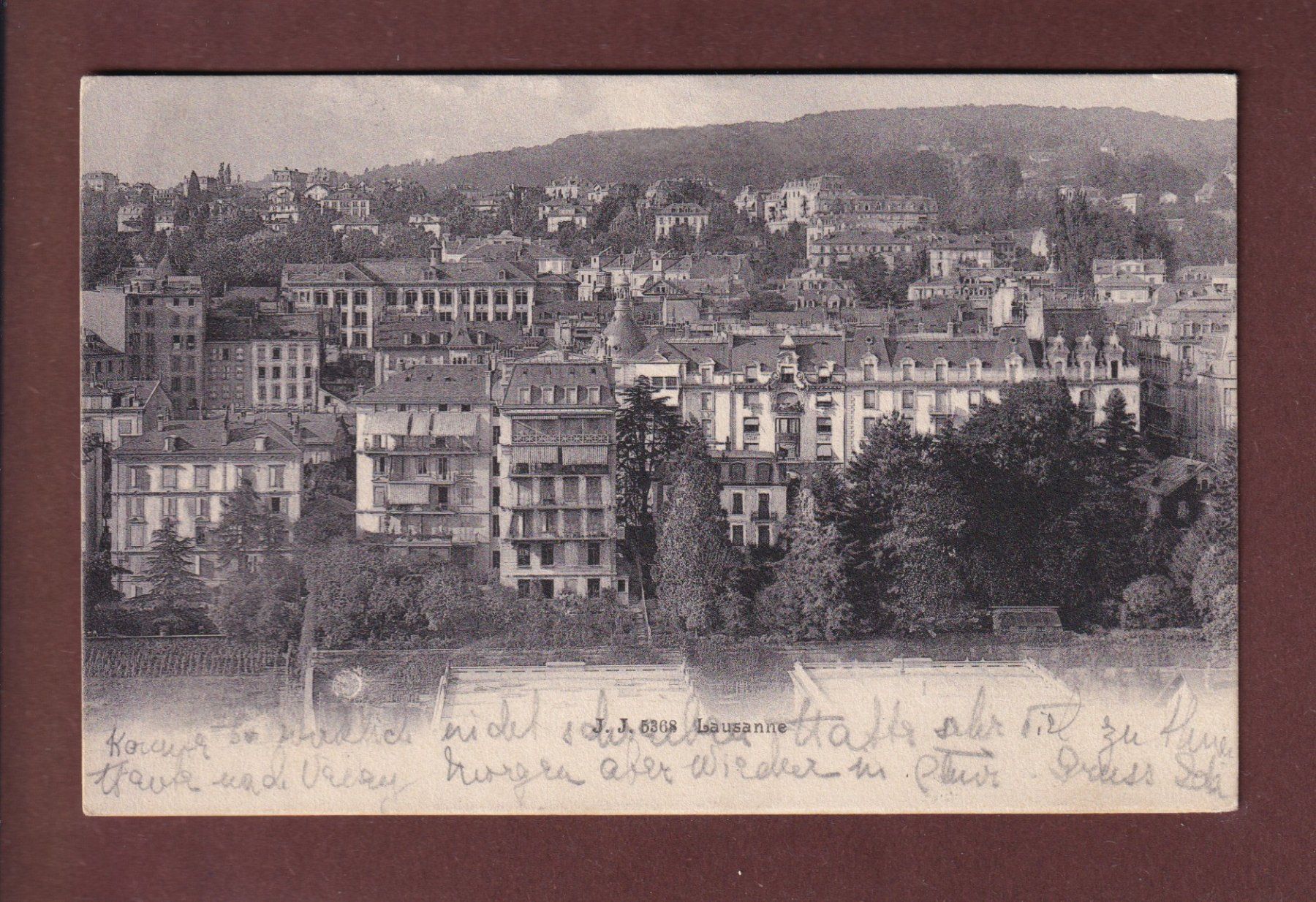 Cartes postales: LAUSANNE - Vue partielle - 1905 – D'occasion à Pully par nicecards