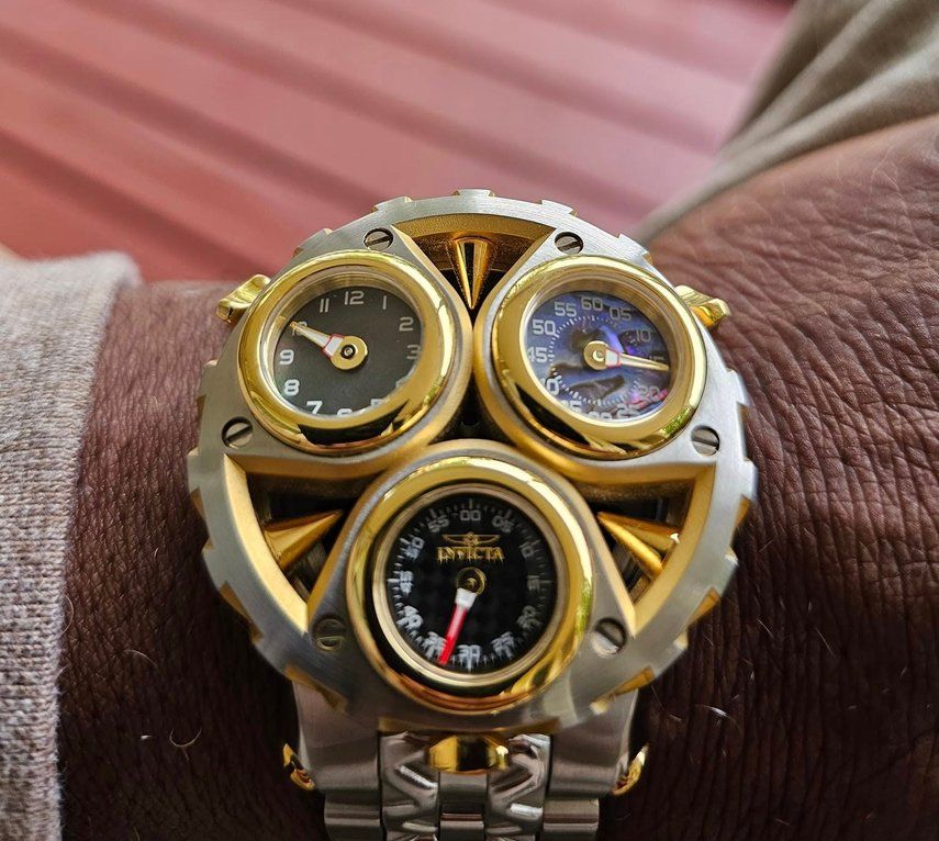 Invicta Orologi: Invicta Cerberus Gold -  Stahl 47mm – Nuovo (secondo la descrizione) da Horgen venduto da Scorpio46 5