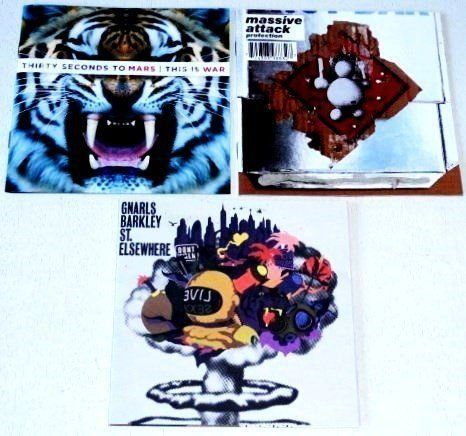 CDs: 3CD's - 30 Seconds to Mars, Massive Attack & Gnarls Barkley – D'occasion à Unterbäch par hiliq