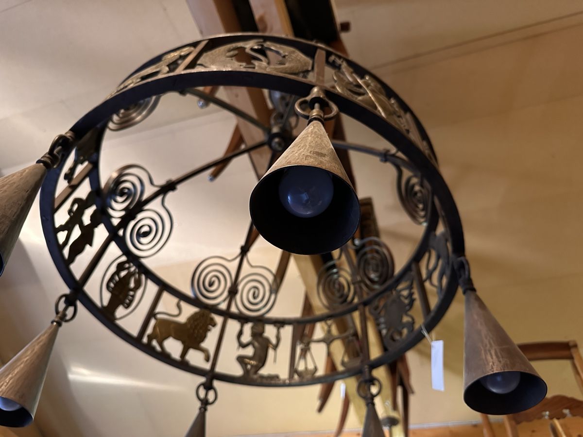 Lampen: Antike Lampe mit STERNZEICHEN! – Gebraucht aus Pfyn von ninosch7 3