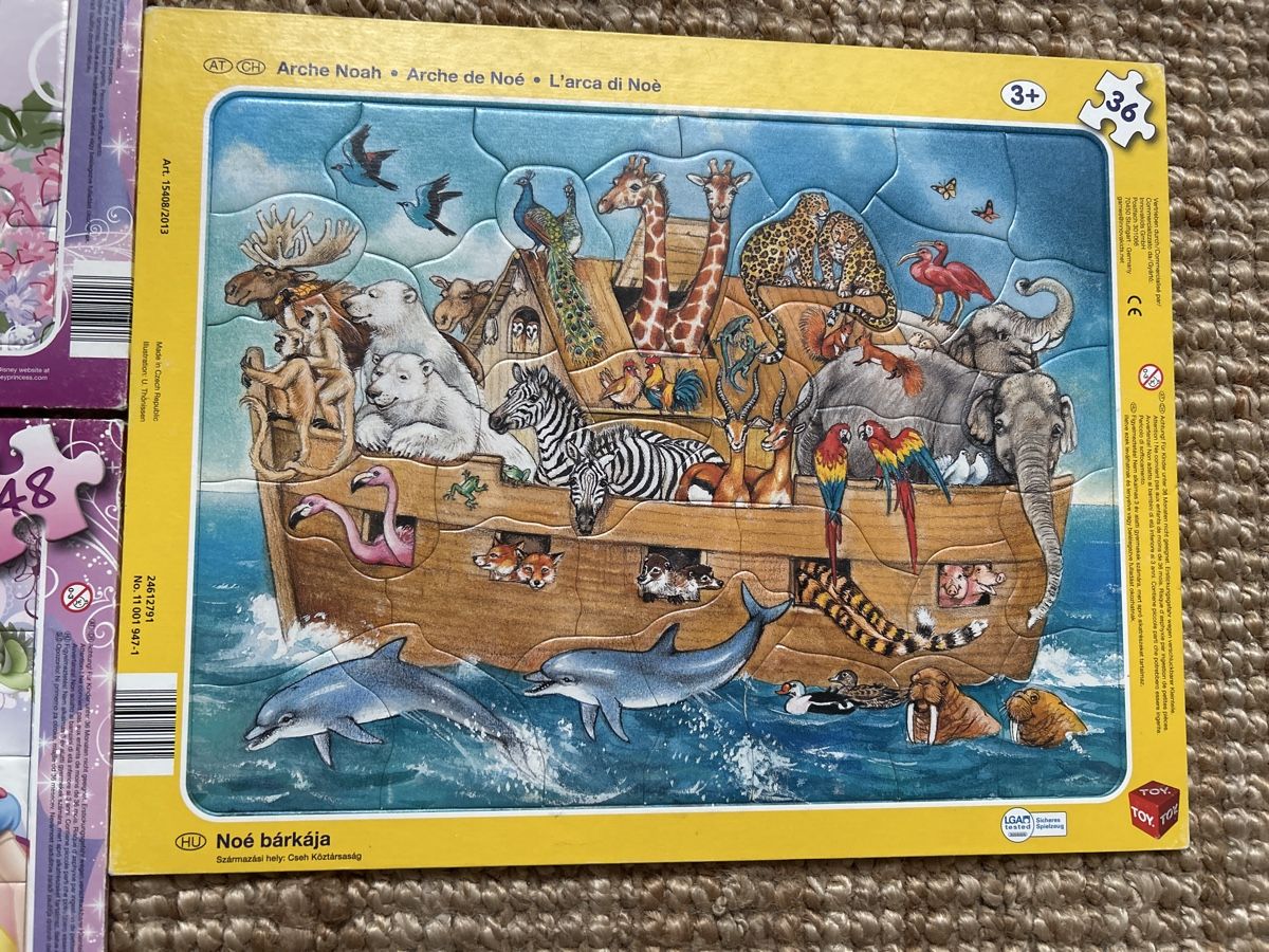 Puzzle: Rahmenpuzzle Set 3 Stk. Disney, Arche Noah – Usato da Dottikon venduto da cimar 4