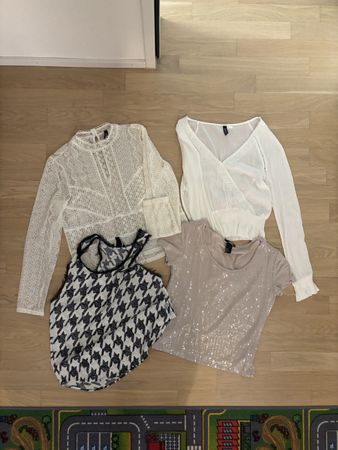 4er Set Damen Oberteile Gr. 36 & XS