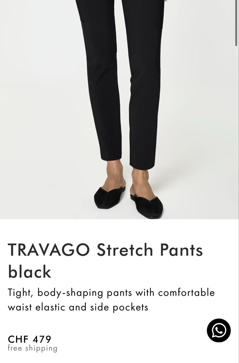 Ina Kess Pantaloni: Ina Kess Travago stretch pants black Gr S – Nuovo (secondo la descrizione) da Binningen venduto da julz3103 2