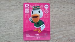 Animal Crossing amiibo Karte, Pete / Peter, Nr. 206