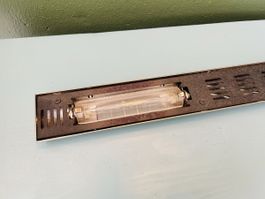 Vintage 4-Light Bar Chandelier, 100cm, unique design, perfec