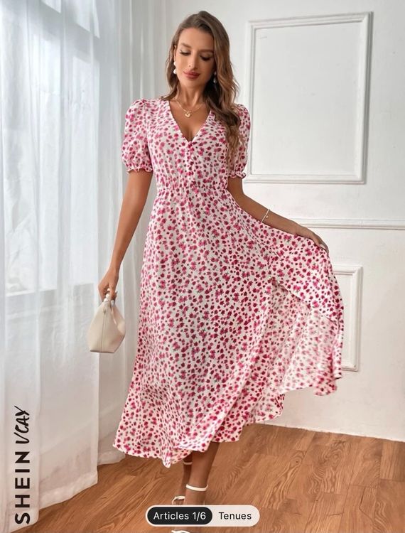 Shein hotsell robe été