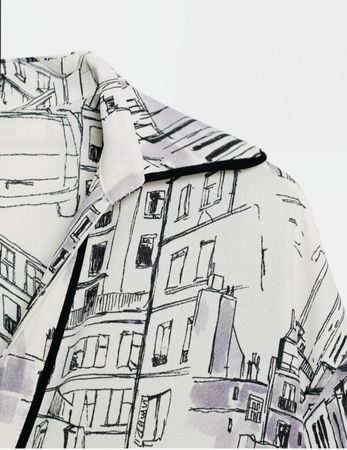 ZARA ■ Size M ■ Geometric pattern shirt ■ New-like