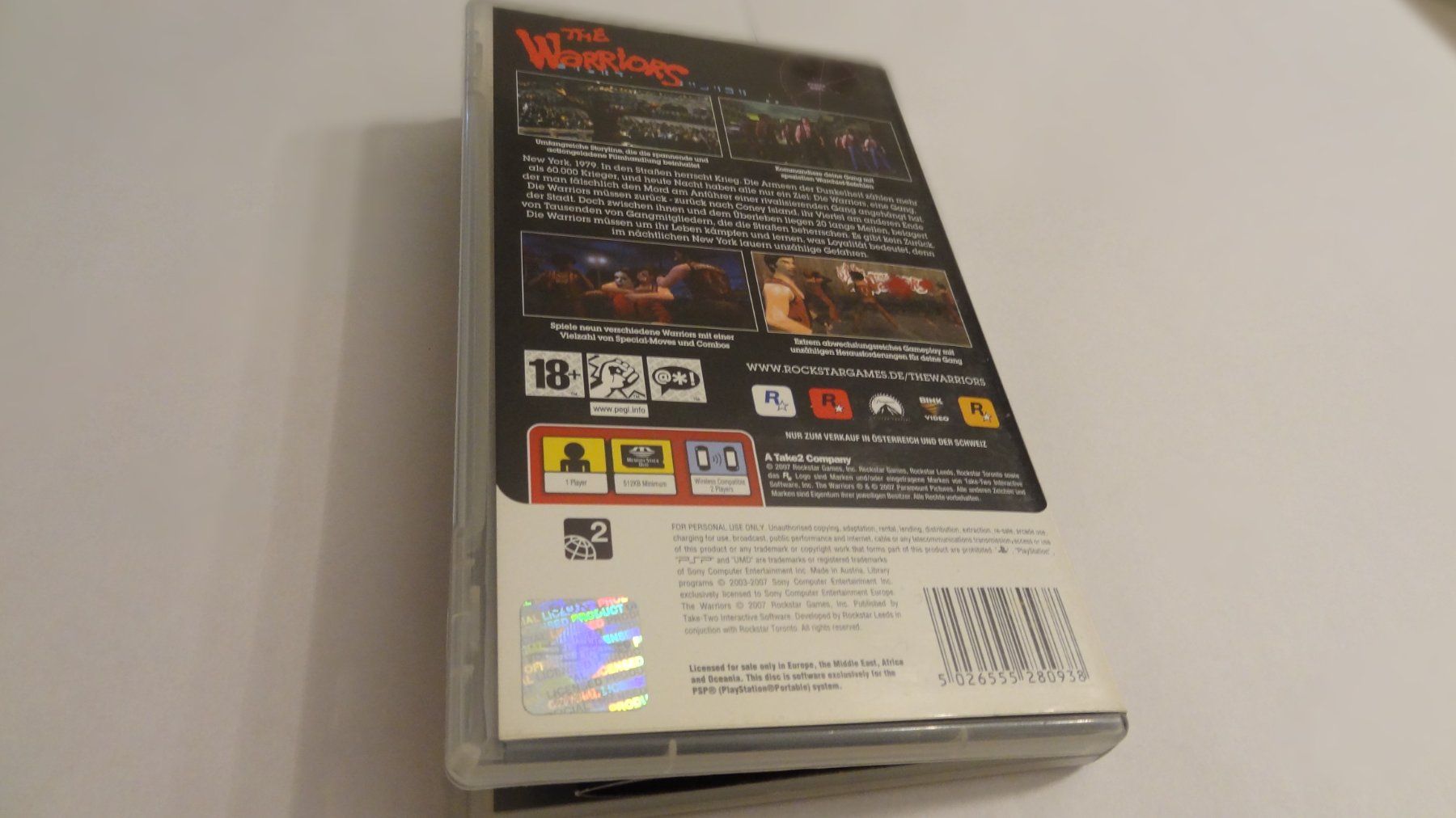 Sony Giochi: The Warriors PSP – Usato da Olten venduto da Disc-Ausverkauf 2