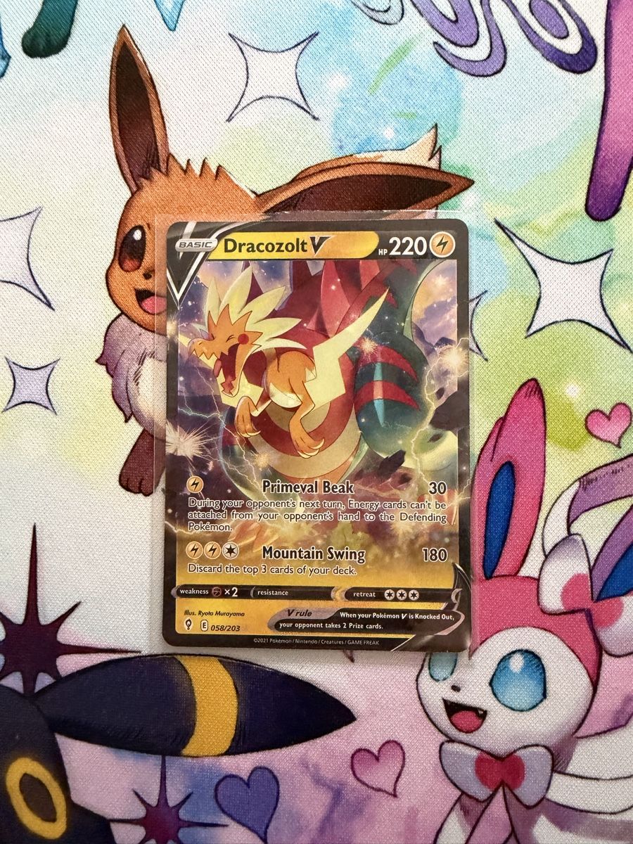 Pokémon Carte collezionabili: Pokemon Dracozolt V 058/203 – Usato da Grindelwald venduto da TSG-G-Town