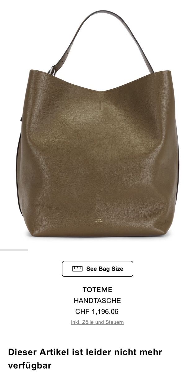 Totême Taschen für Damen: Toteme handbag - New – Neu und originalverpackt aus Cully von Maar_K