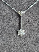18 Karat Gold Diamanten 0.22 ct Anhänger