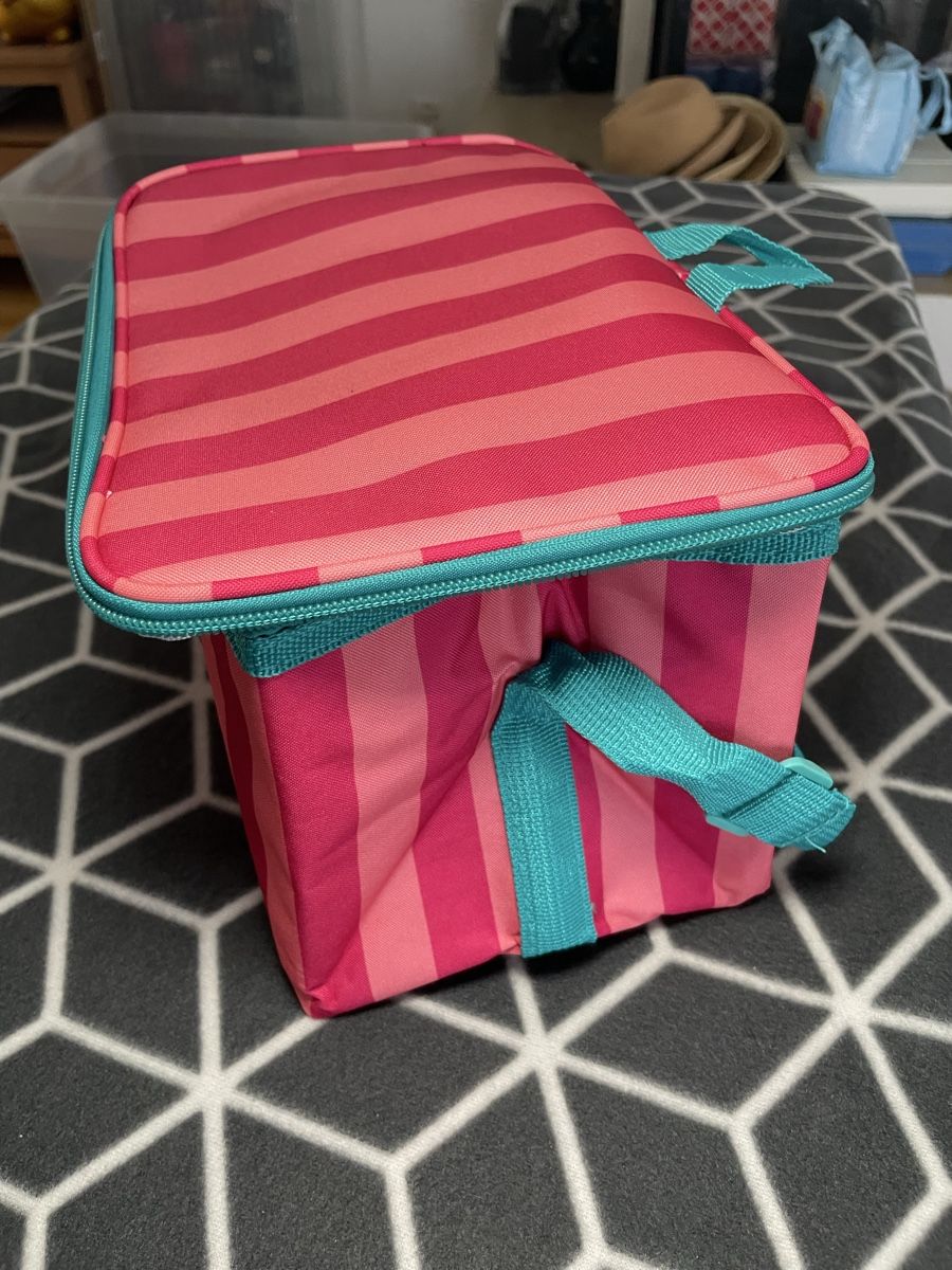 Kühlschränke & Kühlen: Faltbare Kühltasche - gestreift pink türkis – Neu (gemäss Beschreibung) aus Rheineck von cha_p9qy 1