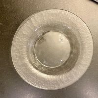 Glas Schale / Teller, Deko, Servierteller