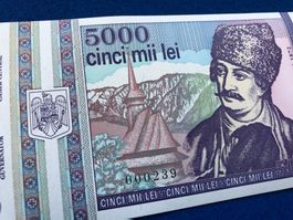 *** Note Nr. 239 *** Romania - Rumänien - 5000 Lei UNC