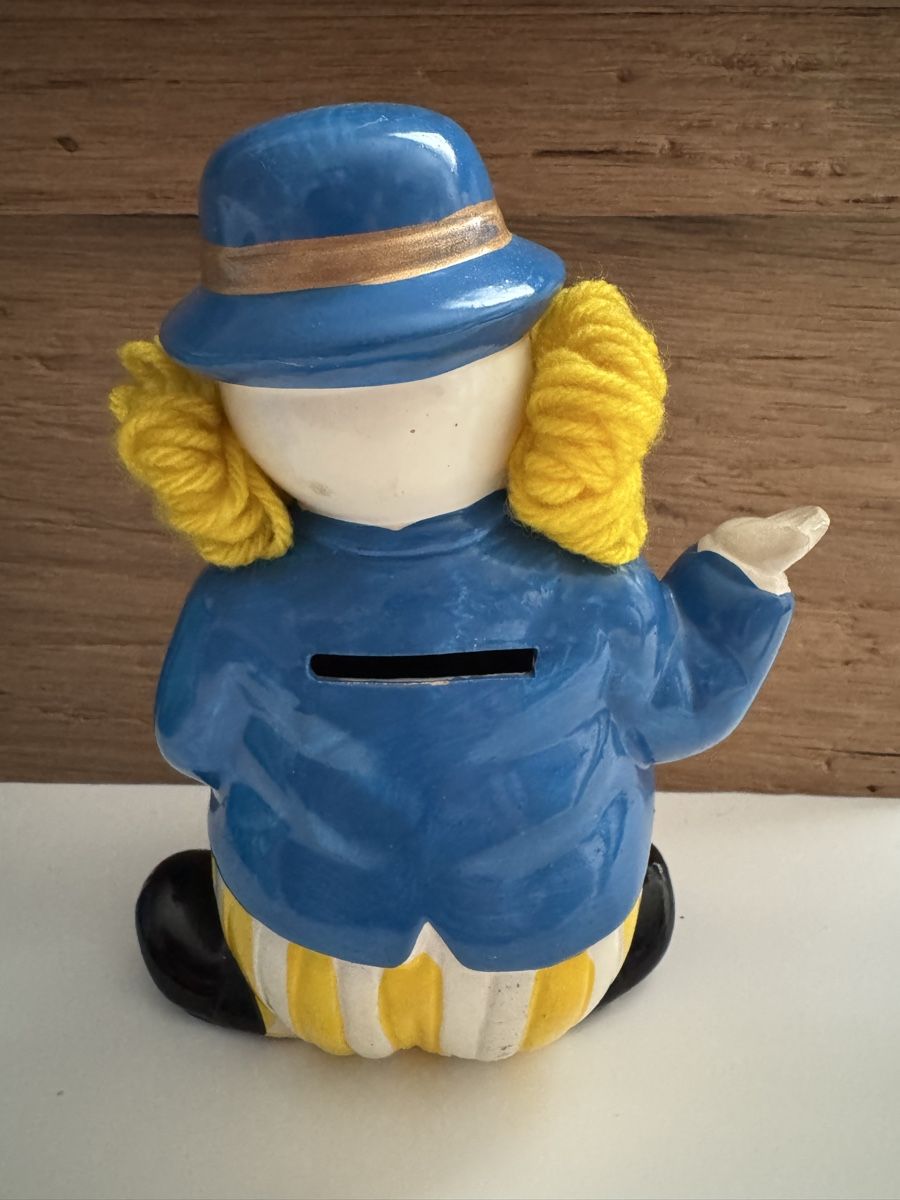 Salvadanai: Süsse Clown Spardose Keramik Figur – Usato da Winkel venduto da Schorley 1